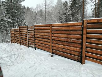 Деревянный забор 1,5 м