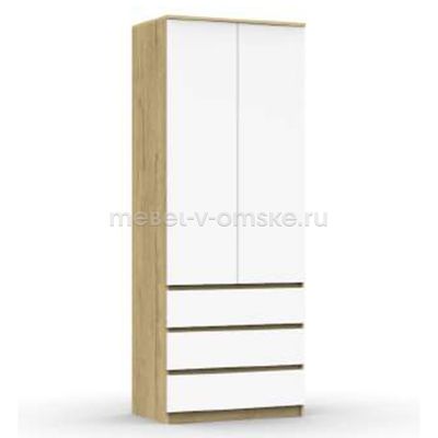 ЭВ049 Шкаф-2Д3Я Модерн. Размер: 800х2100х500