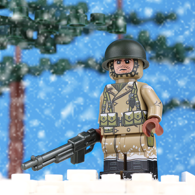 Стрелок армии США Вторая мировая война (зима) | UnitedBricks WW2 U.S. Army BAR Gunner (Winter)
