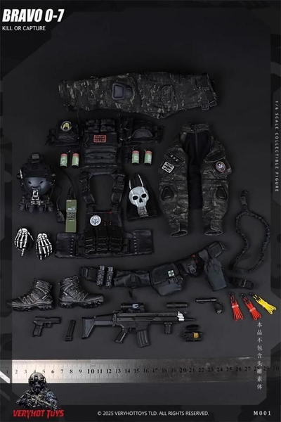 ПРЕДЗАКАЗ - Саймон "Гоуст" Райли (Ghost, CoD Modern Warfare)  - Коллекционная ФИГУРКА 1/6 scale BRAVO 0-7 KILL OR CAPTURE (M001) - VERYHOTTOYS ?ЦЕНА: 17600 РУБ.?