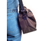сумка для обедов мужская женская на ремне коричневый