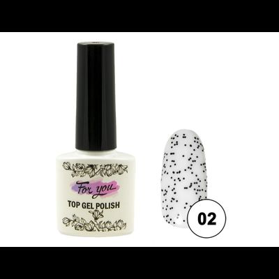 Топ FOR YOU Black Flakes (средний) № 02