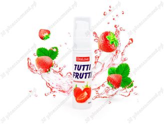 Оральный гель-лубрикант Tutti-Frutti Земляника 30г