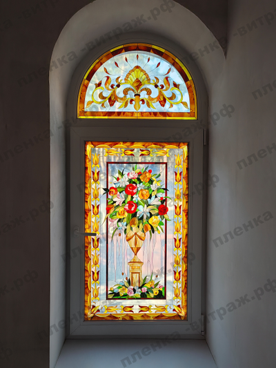 ВИТРАЖНАЯ ПЛЕНКА FL-46