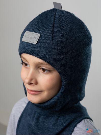 Шапка-шлем "NK"   20101-01, цвет джинс р. 54-56