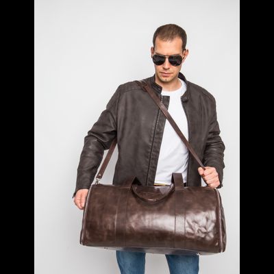 Кожаный портплед / дорожная сумка Torino Premium 
brown (арт. 4037-52)