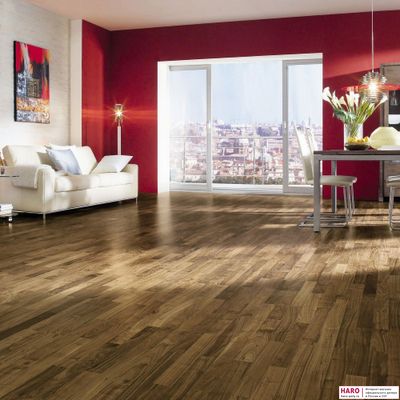 Инженерная доска Haro Американский Орех 538096 лак