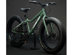 ВЕЛОСИПЕД ФЭТБАЙК TIMETRY TT215 ЗЕЛЕНЫЙ, РАМА 13,5"