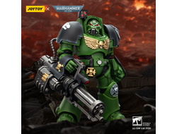 Терминатор Саламандр (Warhammer 40K) - КОЛЛЕКЦИОННАЯ ФИГУРКА 1/18 Salamanders Terminator with with Power Fist and Assault Cannon (JT03233) - JOYTOY