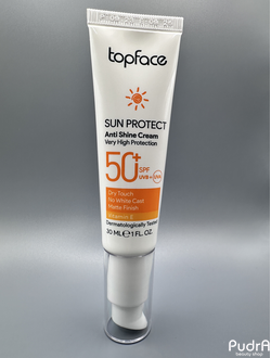 Topface Cолнцезащитный крем Sun Protect Anti Shine 50+ PT806 001, 30 мл