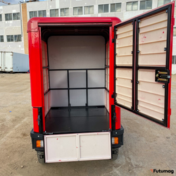 Трицикл грузовой GreenCamel Тендер E1200 (72V 2500W 84Ah) кабина, BOX, понижающая Белый