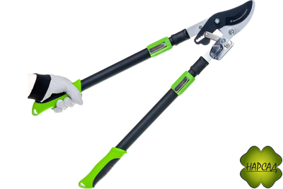 СУЧКОРЕЗ ПЛОСКОСТНОЙ. ХРАПОВЫЙ МЕХАНИЗМ ТЕЛЕСКОПИЧЕСКИЕ РУКОЯТКИ D45