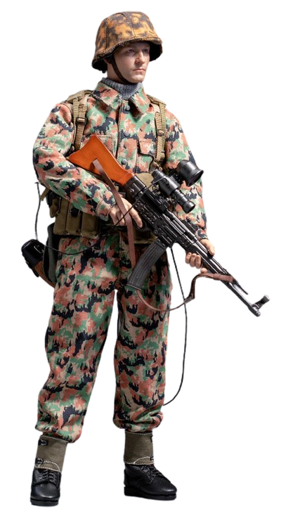 Немецкий солдат - Коллекционная ФИГУРКА 1/6 WWII German Waffen-SS Soldier (AL100044) - Alert Line