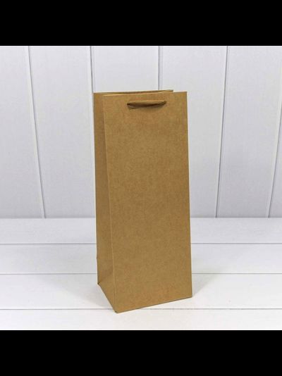 Крафт пакет плотный с веревочной ручкой, 140*110*350мм