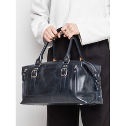 Кожаная дорожная сумка Ravenna Premium blue (арт. 4047-19)