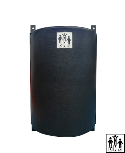 Боксёрская подушка настенная полукруглая 50х70х25 натуральная кожа до 2мм DNN