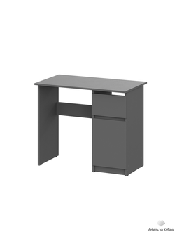 Денвер стол письменный 0,9м Графит серый