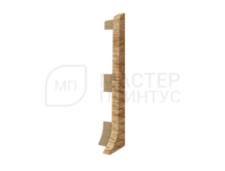 Заглушка левая для ПВХ плинтуса Vilo Linela 406 Дуб канберра