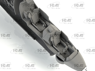 Сборная модель: (ICM 32060) Американский ударный вертолет AH-1G Cobra (раннего производства)