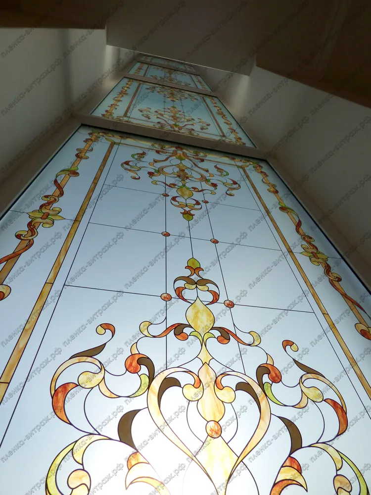 Витражная пленка на окна - Альтернатива шторам - фото 6