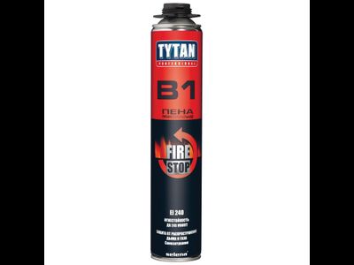 Огнестойкая пена монтажная TYTAN Professional В1 профессиональная 750 мл