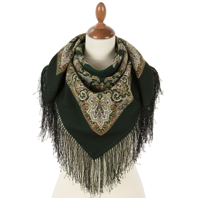 Павловопосадский платок Сады Шираза 855-10