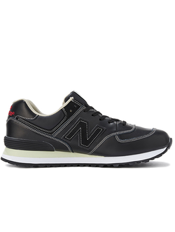 New Balance 574 Fur Black Leather