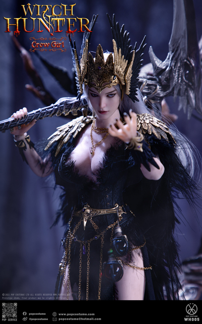 Воронья ведьма (стандартная версия) - Коллекционная фигурка 1/6 Witch Hunter Series The Crow Girl Standard Version (WH-004) - POP COSTUME