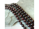 Гранат качество 3 А (мстр. Малави), шары 5,3-5,5/6 мм, цена за нить 19 см