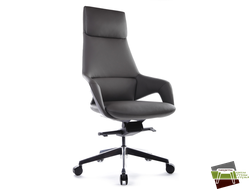 Кресло Aura FK005-A Антрацит (MB917) натуральная кожа 68*68*122-128