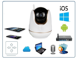 Yobang Security. Видеоняня /WiFi-LAN видеокамера моторизированная с DVR , HD  (163Eye/Yoosee)