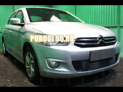 Защита радиатора Citroen C-Elysee 2013- black