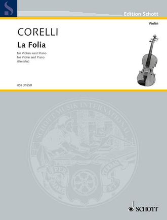 Corelli. La Folia für Violine und Klavier