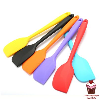 Лопатка кондитерская цельная малая, силикон