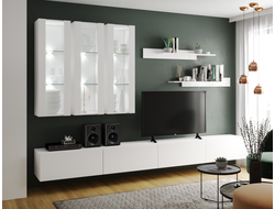 ГОСТИНАЯ СОЛО,(белый глянец)