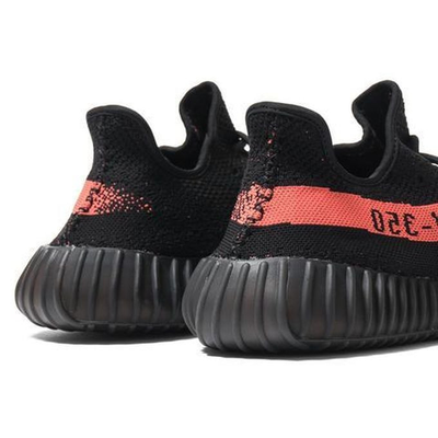 Adidas Yeezy Boost 350 v2 Черные с красным