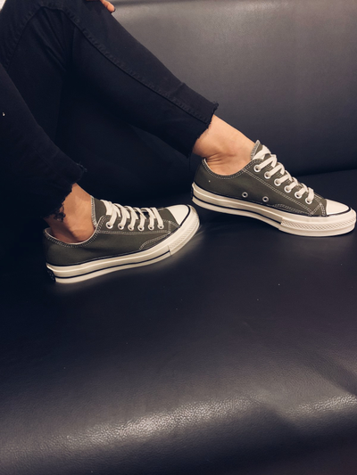 Кеды Converse Chuck Taylor 70 зеленые (хаки) низкие