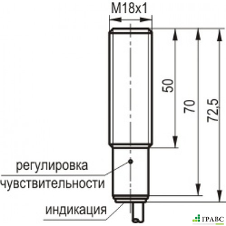 Емкостный датчик уровня CSB A41A5-01G-6-L