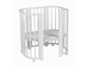 Кроватка-трансформер 5в1 Pituso Asti Белый-Белый