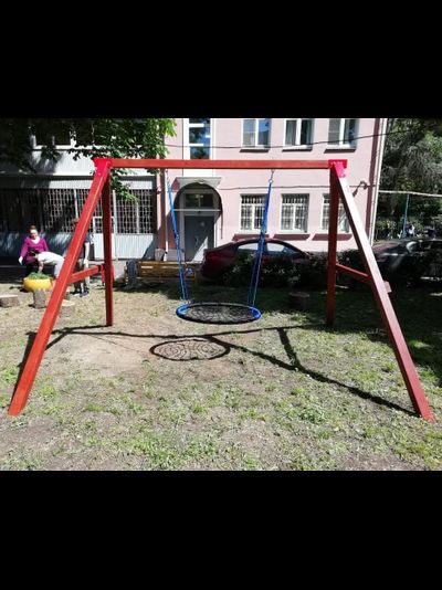 Качельный модуль "Гнездо-паутинка"