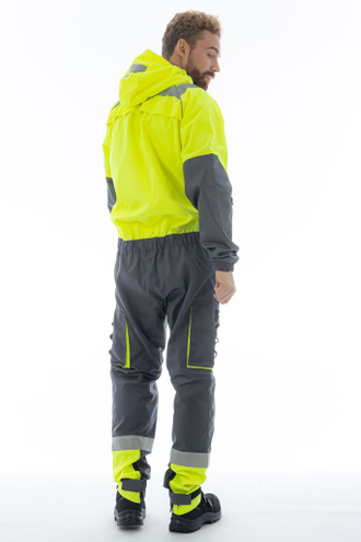 Летний комбинезон Brodeks KS 503, желтый/серый