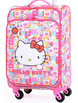 Детский чемодан Hello Kitty (Хеллоу Китти) розовый