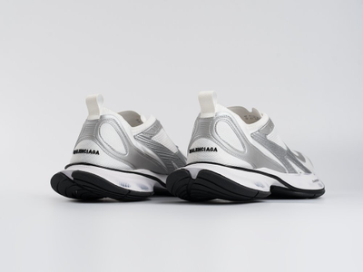 Balenciaga Circuit Sneakers White Silver