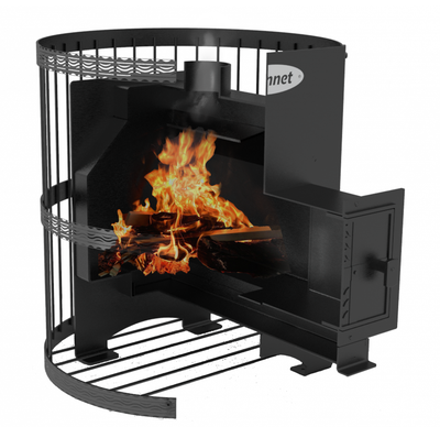 Печь банная Kennet Оптима 14 сетка