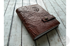 кожаный ежедневник органайзер с тиснением рисунка