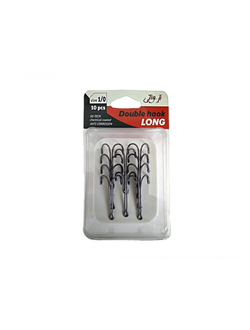 Двойник JIG IT Long double hooks, 10 шт/уп