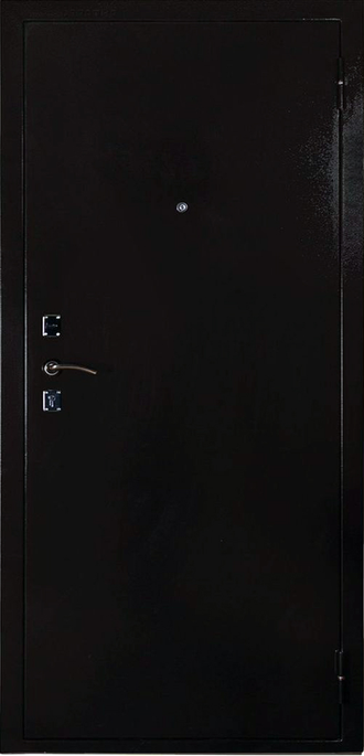 Металлическая входная дверь «Стандарт № 2 Фреза Беленый Дуб» (двухконтурная)