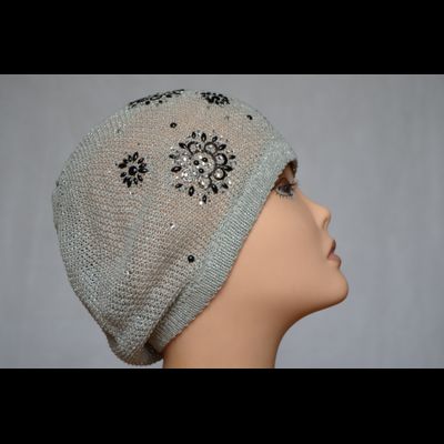 Итальянский летний берет для женщин Vizio 2234 серый