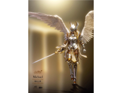 Архангел Михаэль в серебряном - Коллекционная фигурка 1/12 SCALE Dawn Wings Silver Armor Archangel (LXF2311B) - Lucifer