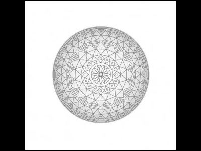 LEEK св-к св/д декор 36W(2520lm) 6500K 6K Марракеш d380x55мм IP40 СЛЛ ЛАЙТ 100